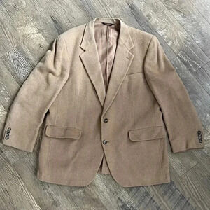 Camel hair blazer